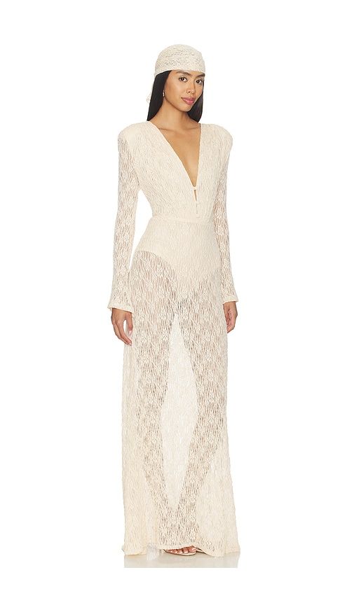 Long Sleeve Lace Maxi Dress in . - size 34/2 (also in 36/4, 38/6) - AWAVE Studio - Modalova
