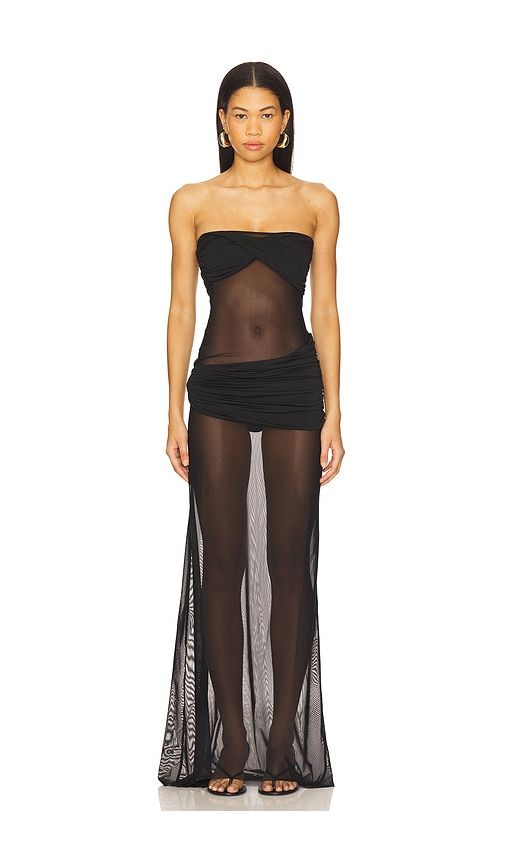 Long Tulle Dress in Black. - size 34/2 (also in 36/4, 38/6, 40/8) - AWAVE Studio - Modalova
