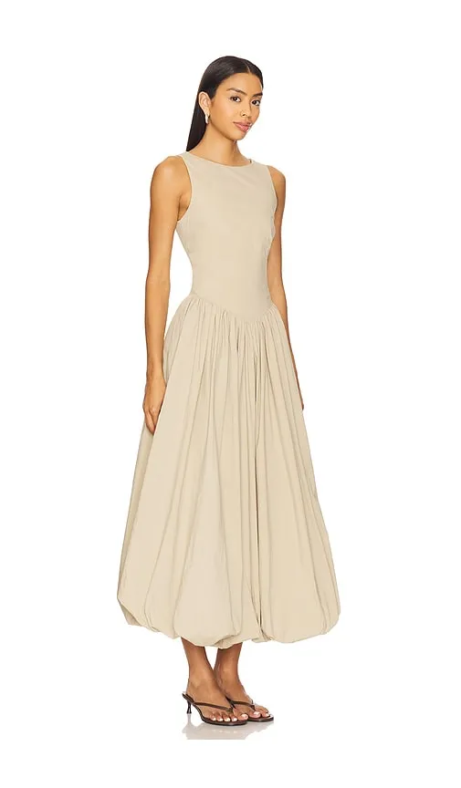 Aria Maxi Dress in Taupe. - size S (also in XL) - ALL THE WAYS - Modalova