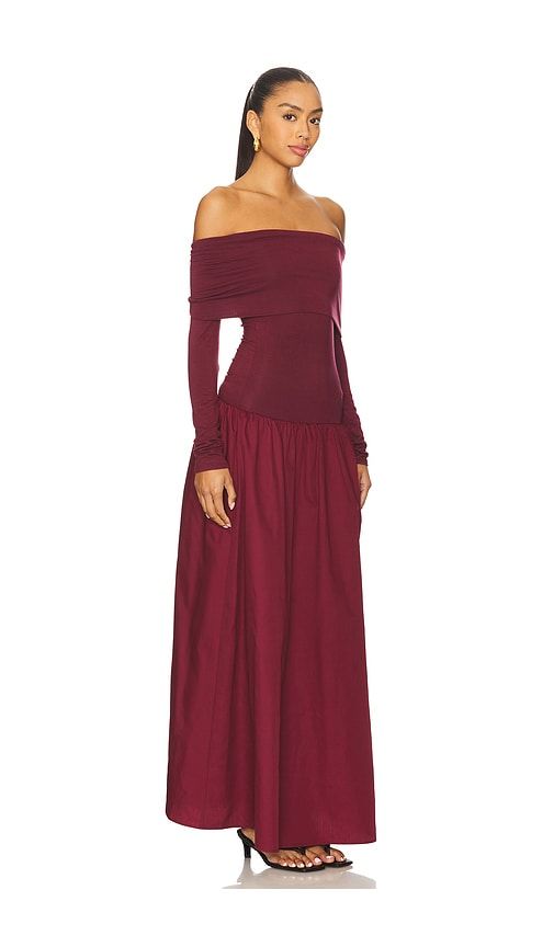 Cressida Maxi Dress in Burgundy. - size S (also in XS) - ALL THE WAYS - Modalova