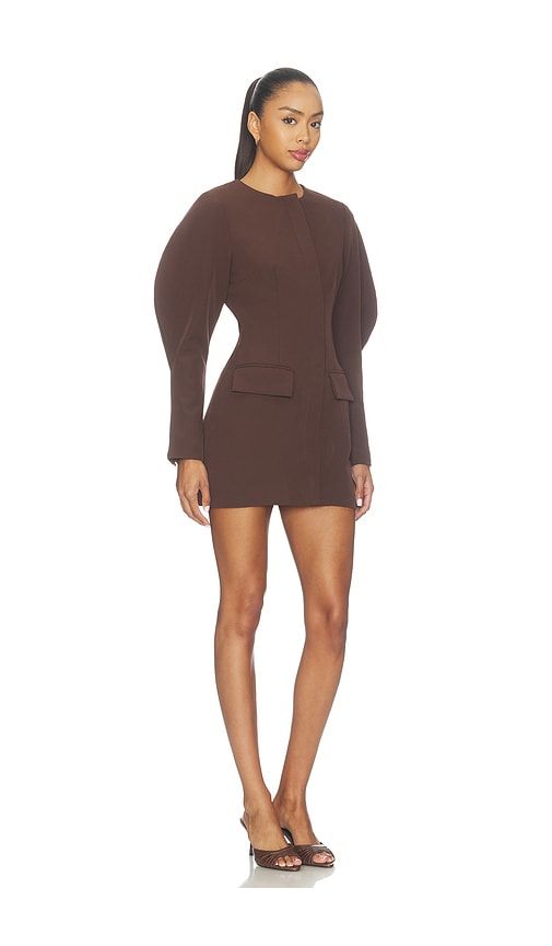 Margot Mini Dress in Brown. - size M (also in S, XS, XXS) - ALL THE WAYS - Modalova