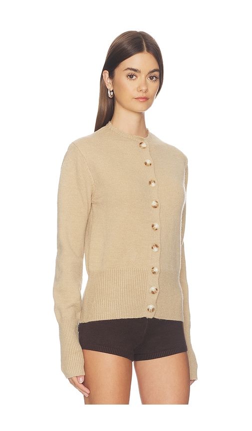 Brittany Button Up Sweater in Beige. - size L (also in M, S, XS) - ALL THE WAYS - Modalova