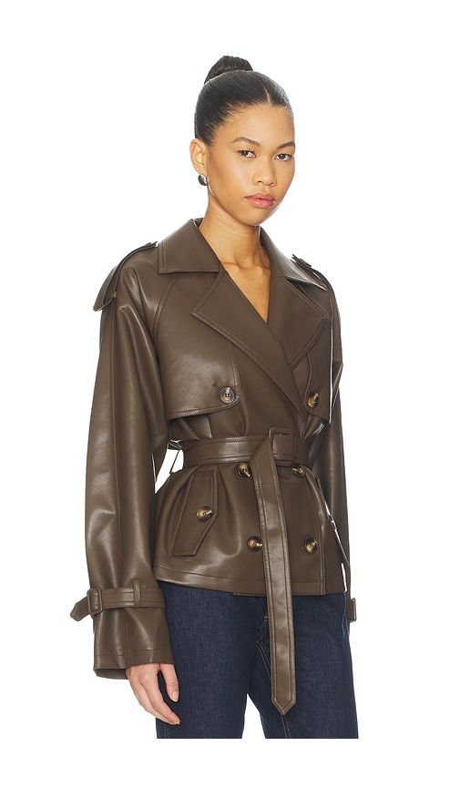 Ahmeira Faux Leather Jacket in . - size L (also in M, S, XL, XXS) - ALL THE WAYS - Modalova