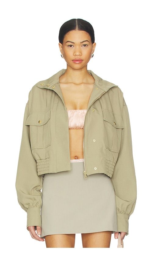 Amadee Jacket in Olive. - size L (also in XL) - ALL THE WAYS - Modalova