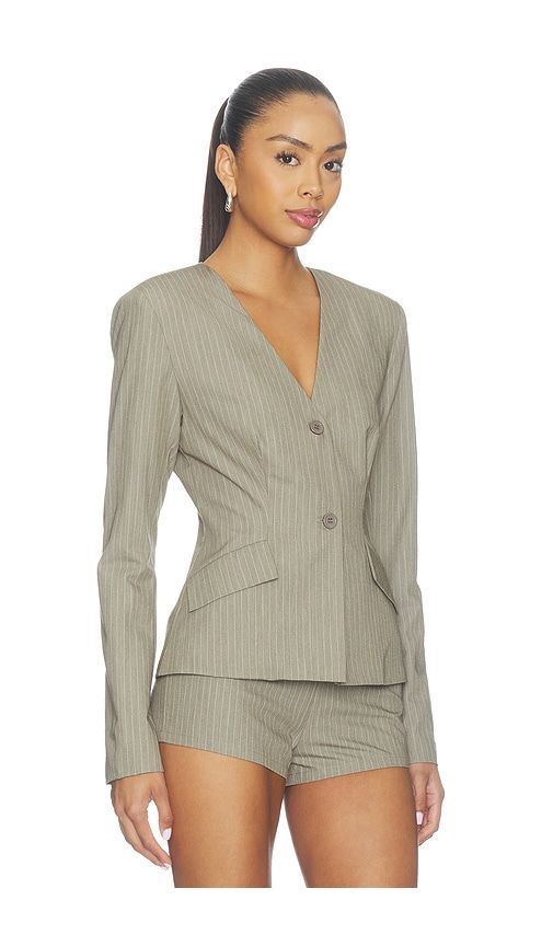 Kourtney Blazer in Grey. - size L (also in M, S, XL, XS, XXS) - ALL THE WAYS - Modalova