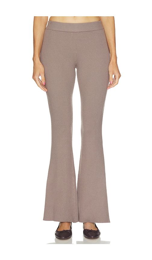 Laney Knit Pant in Brown. - size XS (also in S, M, L) - ALL THE WAYS - Modalova