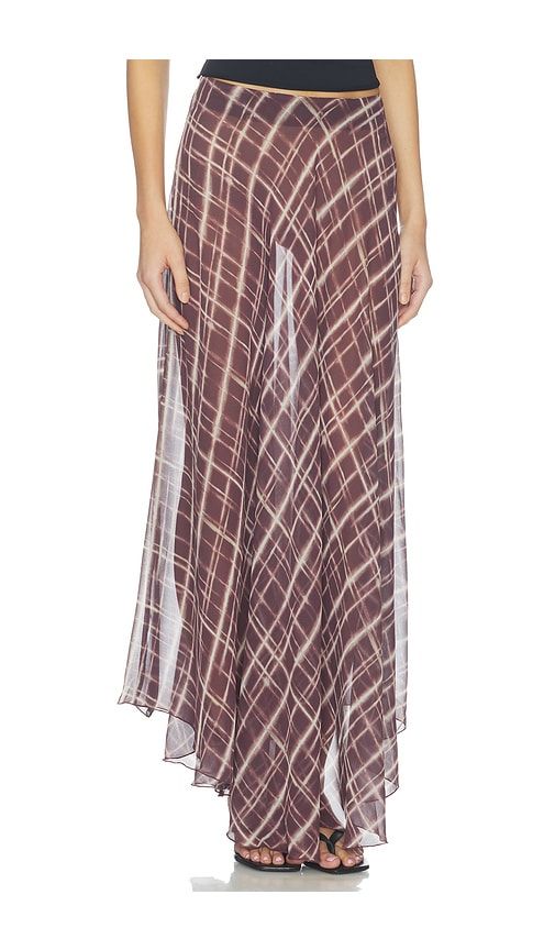 Dianne Maxi Skirt in Burgundy. - size M (also in S) - ALL THE WAYS - Modalova