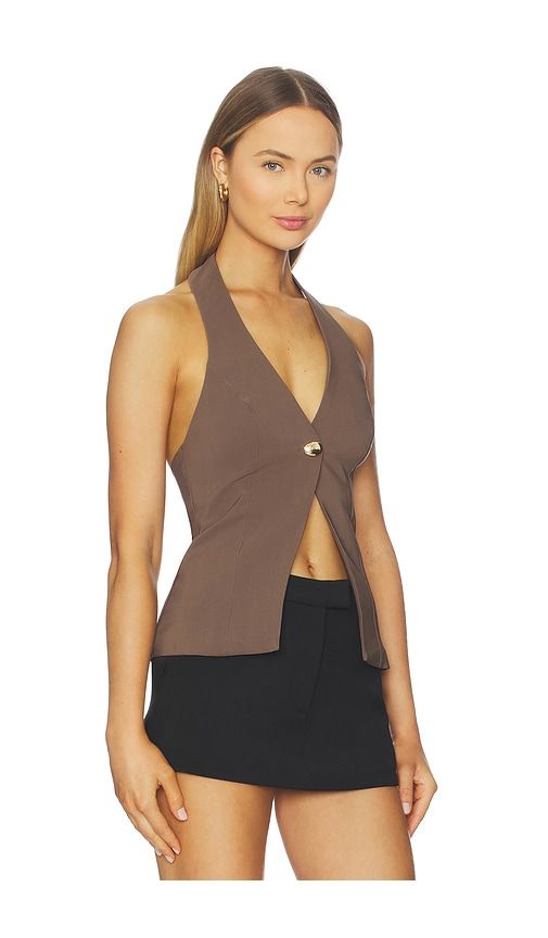 Hanna Halter Top in Taupe. - size M (also in S) - ALL THE WAYS - Modalova