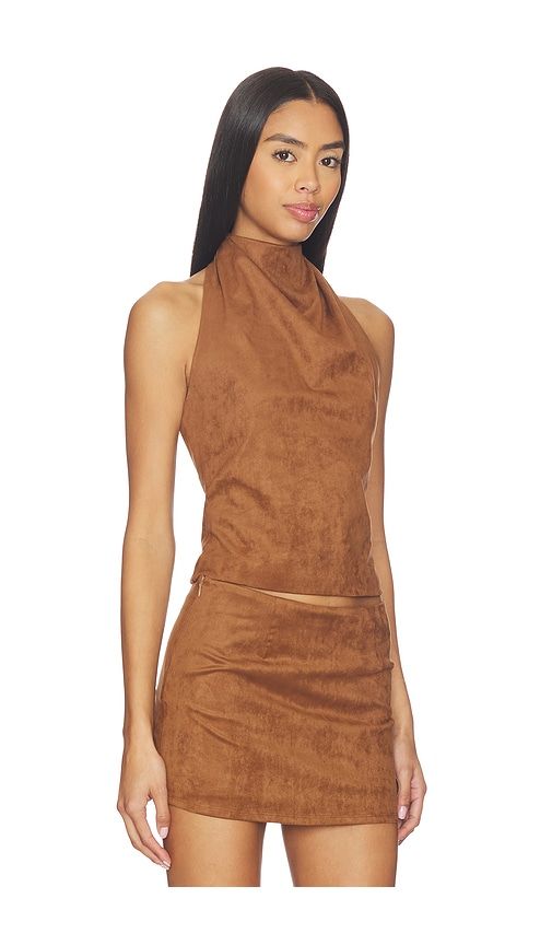 Aiya Faux Suede Top in . - size M (also in S, XS, XXS) - ALL THE WAYS - Modalova