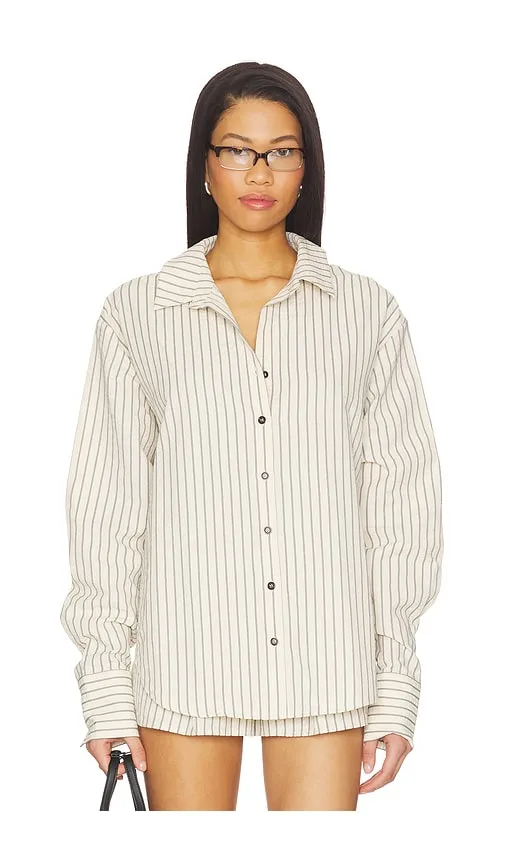 Kadence Button Up Top in Cream. - size XL (also in XXS) - ALL THE WAYS - Modalova
