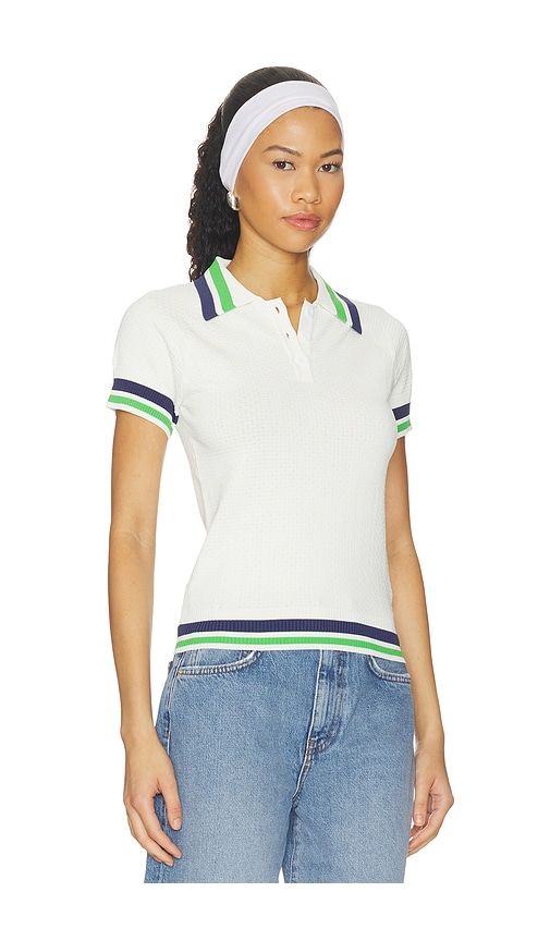 Hazel Knit Polo Top in Multi. - size L (also in M, S, XS) - ALL THE WAYS - Modalova