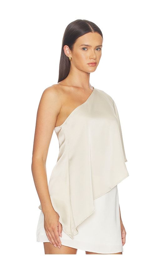 Odette Asymmetrical Top in Ivory. - size L (also in M, S, XL, XS, XXS) - ALL THE WAYS - Modalova