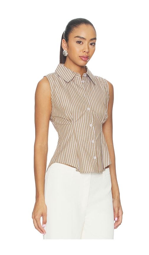 Bessie Top in Taupe. - size L (also in S, XS) - ALL THE WAYS - Modalova