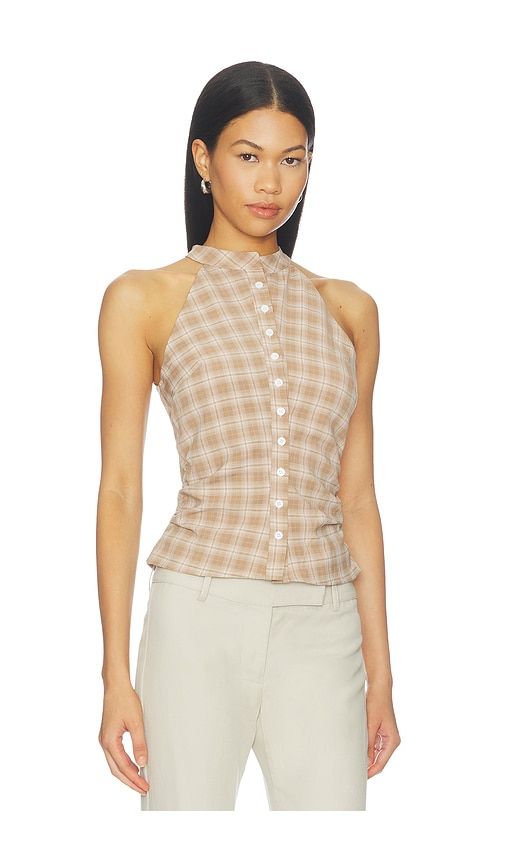 Karie Button Front Top in Multi. - size L (also in M, S, XL, XS, XXS) - ALL THE WAYS - Modalova