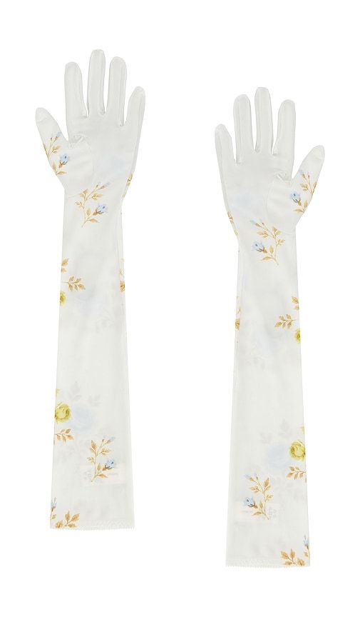 Edda Long Gloves in Multi. - size L (also in M, S, XS) - Anna October - Modalova