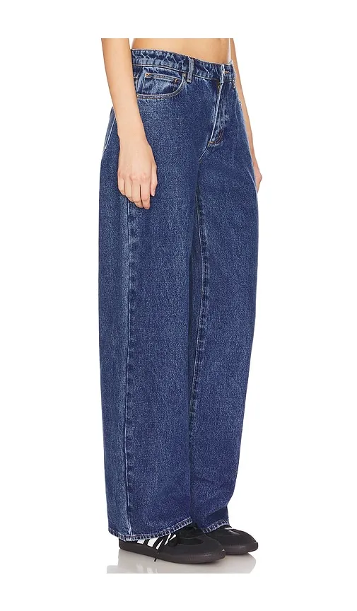 Baggy Wide Leg in Denim-Dark. - size 27 (also in 30, 31, 32, 33) - Abrand - Modalova