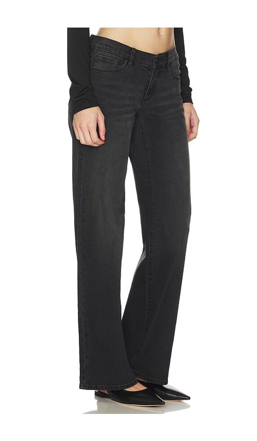 Wide Leg Jeans in Black. - size 31 (also in 32, 33, 34) - Abrand - Modalova