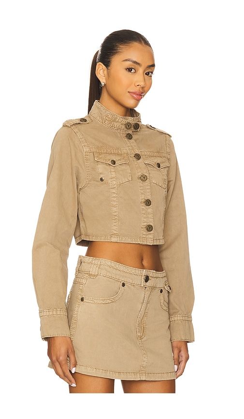 Utility Jacket in Tan. - size L (also in M, S, XL, XS, XXS) - Abrand - Modalova