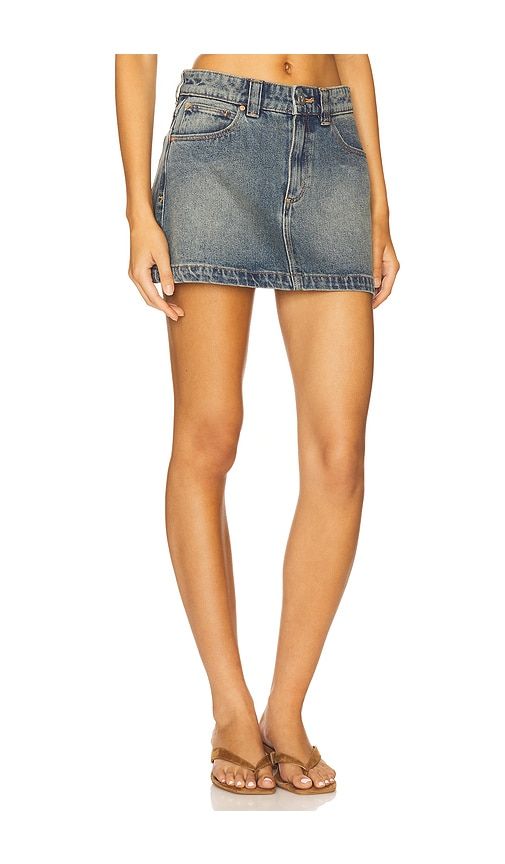A Line Skirt in Blue. - size 24 (also in 26, 28, 29) - Abrand - Modalova