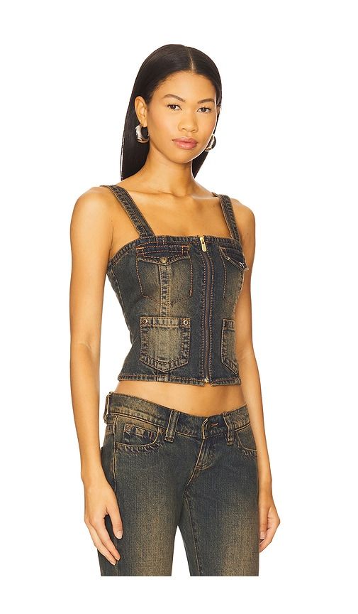 Utility Top in Blue. - size M (also in S) - Abrand - Modalova