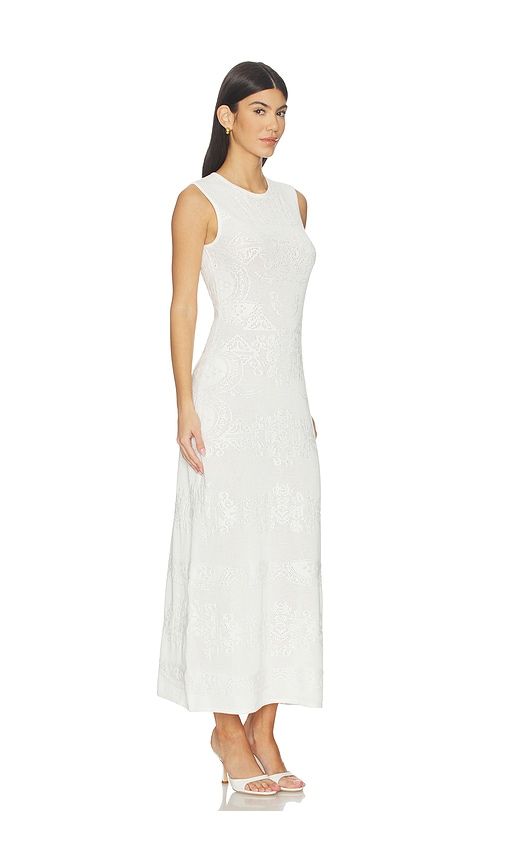 Ashley Crochet Knitted Dress in White. - size L (also in M) - ALIGNE - Modalova
