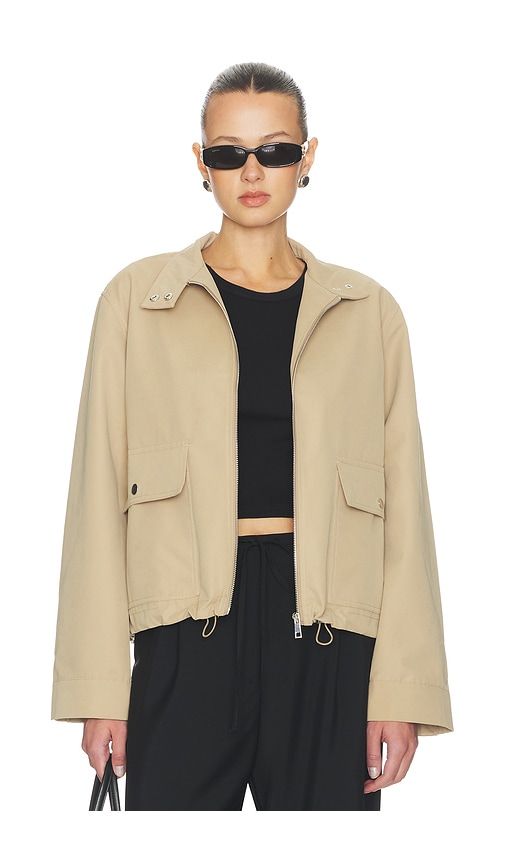 Brody Bomber Jacket in Beige. - size L (also in M, S, XS) - ALIGNE - Modalova