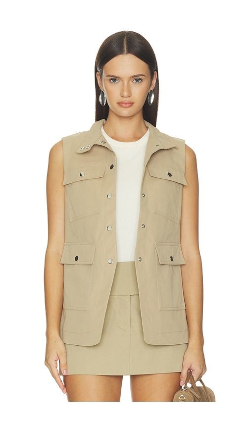 Winnie Pocket Gilet in Tan. - size 0 (also in 2, 4, 6, 8) - ALIGNE - Modalova