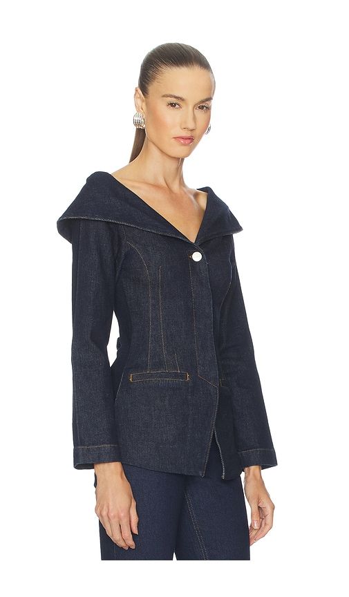 Denim Blazer in Blue. - size 0 (also in 2) - ALIGNE - Modalova