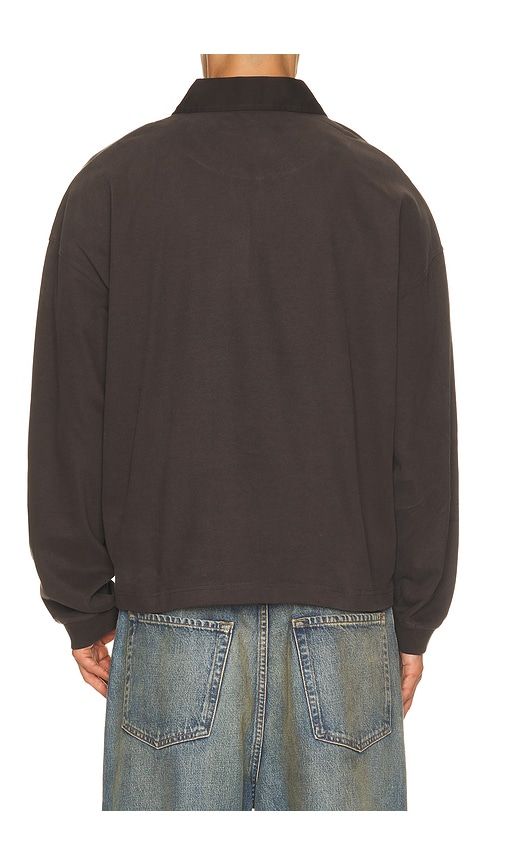 Darius Polo Sweater in Brown. - size M (also in S, XL/1X) - AGOLDE - Modalova