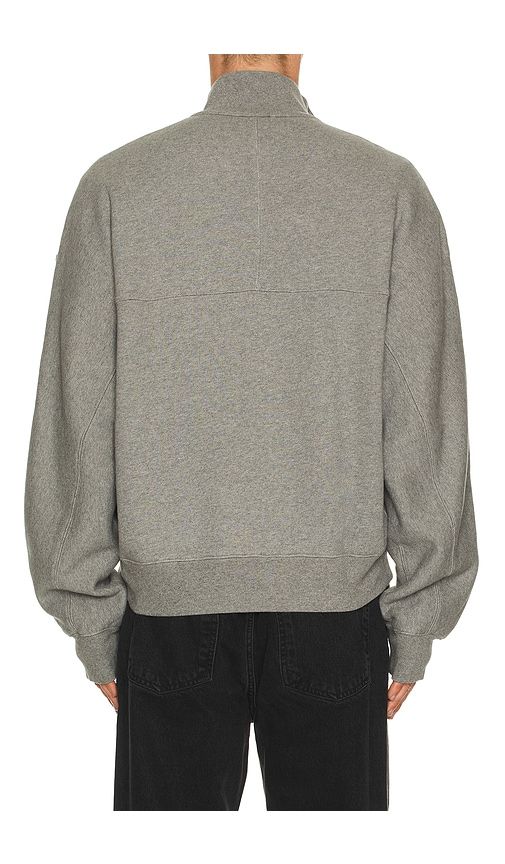 Idris Quarter Zip Sweater in Grey. - size L (also in M, S, XL/1X) - AGOLDE - Modalova