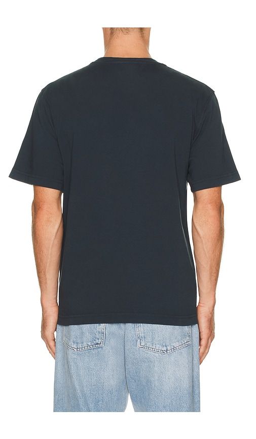 Asha Mock Neck Tee in Blue. - size M (also in S, XL/1X) - AGOLDE - Modalova