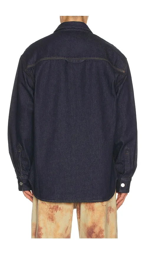 Atticus Shirt in Blue. - size S (also in XL/1X) - AGOLDE - Modalova