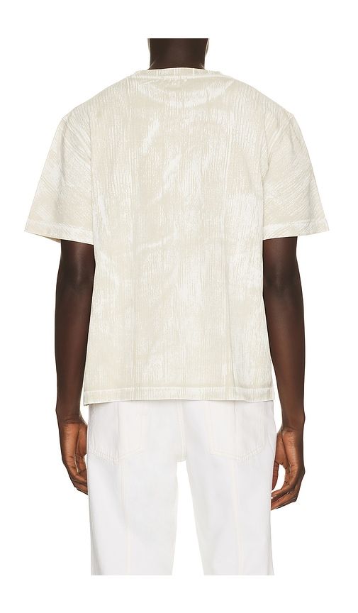 Asha Mock Neck Tee in Cream. - size M (also in S) - AGOLDE - Modalova