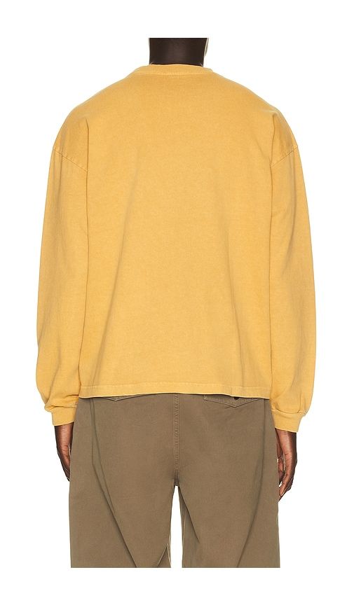 Lucan Long Sleeve Tee in Yellow. - size L (also in S, XL/1X) - AGOLDE - Modalova