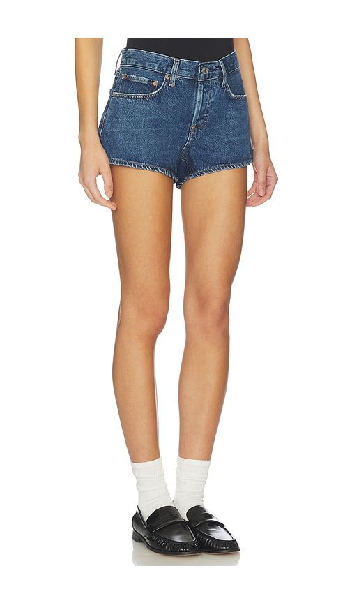 Low Rise Parker Shorts in Blue. - size 23 (also in 26, 28, 29, 30, 31, 32, 33) - AGOLDE - Modalova