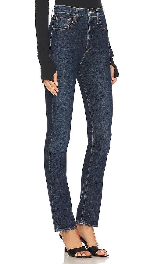 Freya Ultra High Rise Slim Jeans in Denim-Medium. - size 33 (also in 34) - AGOLDE - Modalova