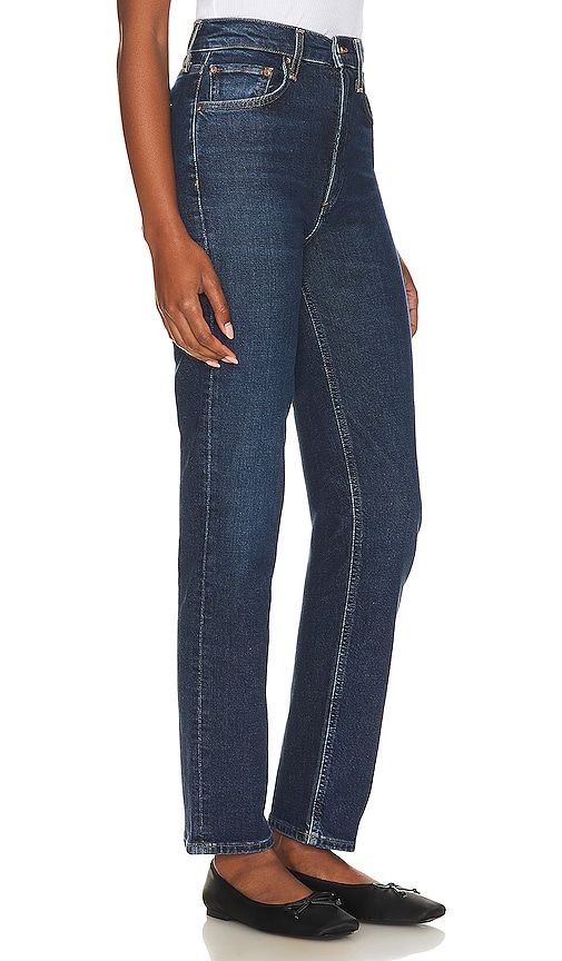 High Rise Stovepipe Jeans in Denim-Dark. - size 32 (also in 33) - AGOLDE - Modalova