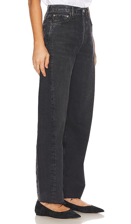 Luna Pieced Wide Leg Jeans in Black. - size 24 (also in 25, 26, 31, 32, 33, 34) - AGOLDE - Modalova