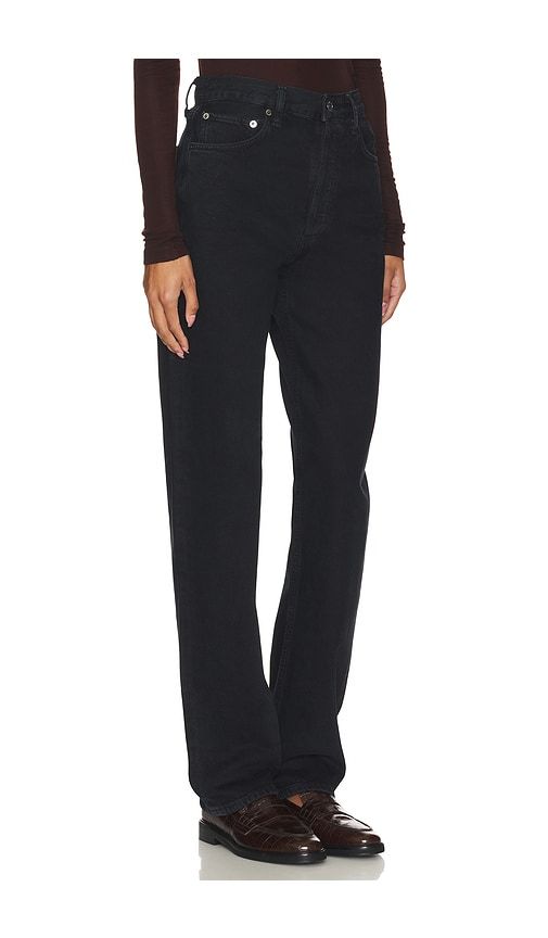 S Pinch Waist Long Jeans in Black. - size 25 (also in 26) - AGOLDE - Modalova