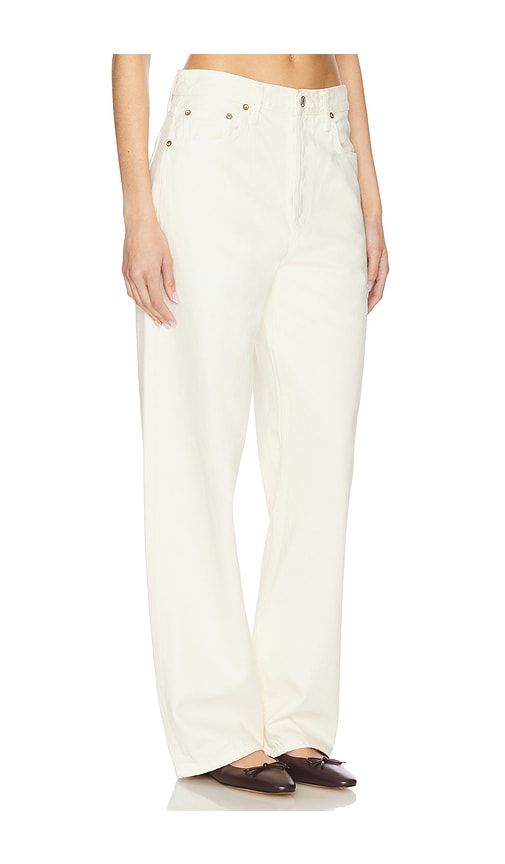 Low Slung Baggy Jeans in Ivory. - size 24 (also in 25, 26, 27, 28, 29) - AGOLDE - Modalova