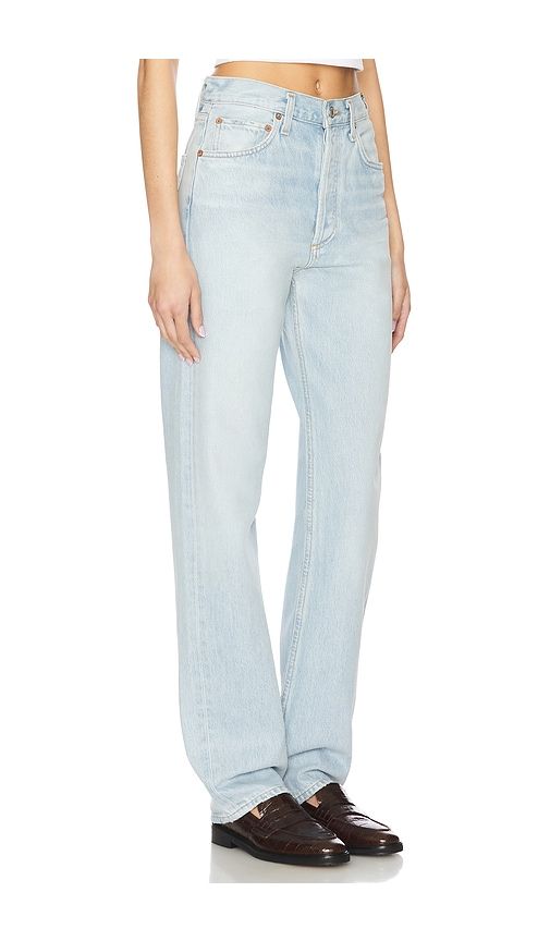 Kelly High Rise Straight Jeans in Blue. - size 29 (also in 30, 31) - AGOLDE - Modalova