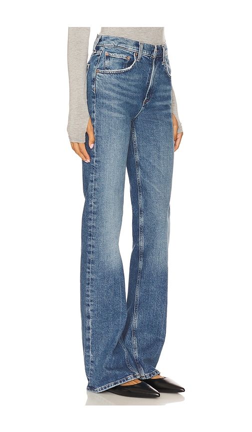 Mid Rise Kick Boot Jeans in Blue. - size 23 (also in 24, 25, 26, 27, 32, 33) - AGOLDE - Modalova