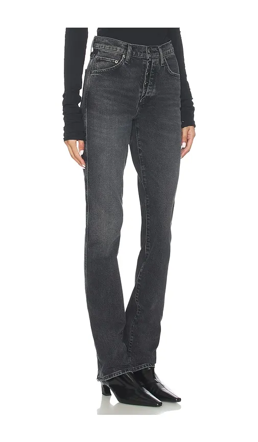 Jetta Stacked Skinny Jeans in Grey. - size 25 (also in 26, 31, 33, 34) - AGOLDE - Modalova