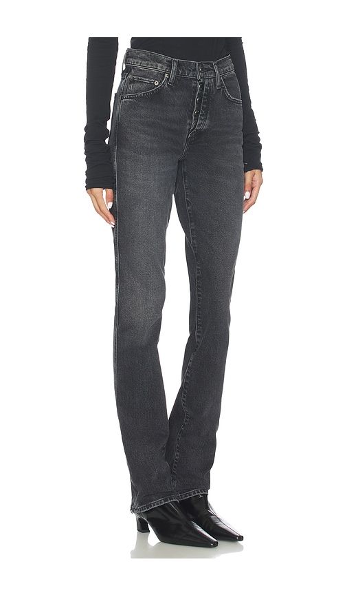 Jetta Stacked Skinny Jeans in Grey. - size 25 (also in 30, 31, 33, 34) - AGOLDE - Modalova