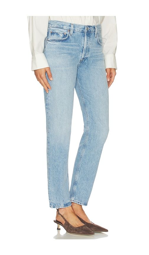 Romney Low Rise Jeans in Blue. - size 24 (also in 25, 28, 31, 32, 33, 34) - AGOLDE - Modalova