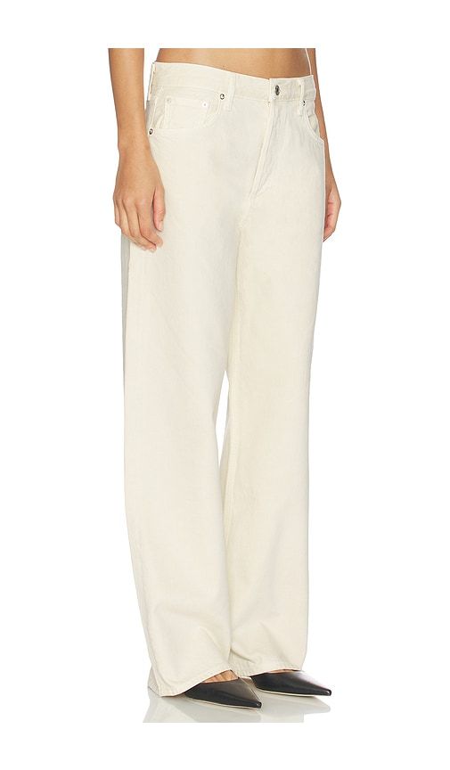 Low Slung Baggy Jeans in Beige. - size 24 (also in 25, 26, 27, 28, 29, 30, 31, 32, 33, 34) - AGOLDE - Modalova