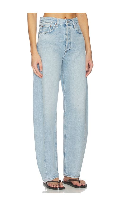 Luna Pieced Jean in Blue. - size 24 (also in 25, 26, 27, 30, 33) - AGOLDE - Modalova