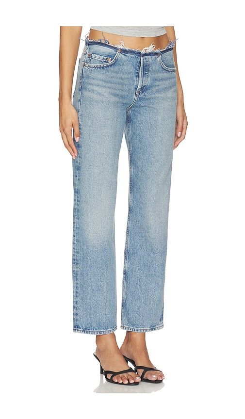 Fray Slim Crop in Blue. - size 26 (also in 27) - AGOLDE - Modalova