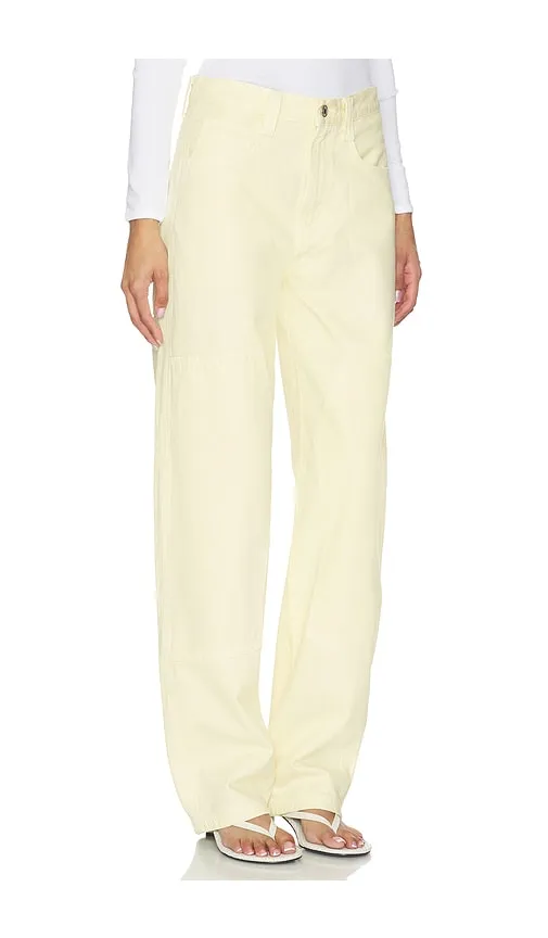 Laria Pierced Jeans in Yellow. - size 26 (also in 27, 29, 30, 31, 32) - AGOLDE - Modalova