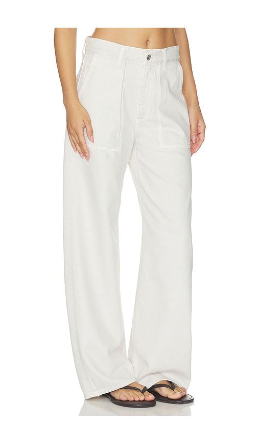 Low Curve Utility Jean in White. - size 23 (also in 24, 25, 26, 27, 28, 29, 30, 31, 32, 33) - AGOLDE - Modalova